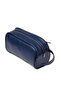 Men's Vegan Leather Waterproof Shaving Bag Cosmetic Handbag (13X23Cm) - 4
