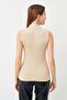 Women's Cream 2-Piece Sleeveless Body - 6