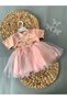 Pompom Baby Girl Newborn Mawlid Dress Baby Gift Mawlid Dress