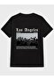 Unisex Black Printed T-shirt - 5