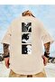 See You Printed Oversize Men's T-shirt Casual Boyfirend - 3