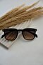 Unisex Women Men Uv400 Protected Black Brown Gradient Square Rectangular New Season Sunglasses - 8