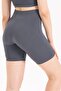 Women's Seamless Knitted Ribbed Mid-length Biker Shorts 9005 - 2