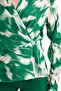 BOAT PATTERNED DECOLTED LONG SLEEVE BLUZ - 5