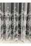 Eco 8047 Patterned 1 to 2.5 Medium Pleated Tulle Curtain
