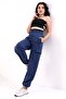 WOMEN'S TRACKSUIT BOTTOMS BOXER SHORTS WITH RUBBER DETAIL - 6