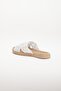 Women's White Daily Knitted Thick Sole Comfortable Stylish Knitwear Slippers - 6