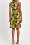Mini rochie tricotată cu modele multicolore - 6