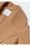 Draped Collar Trench Coat - 6