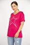 Women's Fujya Plus Size Stone Detailed Short Sleeve Blouse 65n35654 - 2