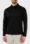 Cotton Slim Fit Long Sleeve Buttoned Polo T Shirt Men's POLO T SHIRT 8N1F97 1JUVZ 0999