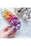 5-Piece Satin Silky Hair Clip Set Elastic Satin Clip Special Production 2 Cm - 5