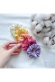 5-Piece Satin Silky Hair Clip Set Elastic Satin Clip Special Production 2 Cm - 8