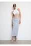 Linen skirt with slits - 5