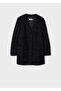 Fur Look Knitwear Coat - 3
