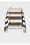 Sequined Striped Sweater - 3