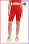 Women's Short Leggings Sports Shorts Seasonal Red Recovery High Waist Comfortable And Stylish Bikers 1070 - 3
