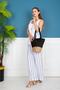 Straw Bag Design Midi Size Black Bag, Elite Authentic Women's Bag, Handmade Bag Jute Bag - 6
