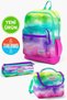 Kids Colorful Batik Patterned Pencil Holder, Nutrition, 3-Piece School Bag Set GOSET0123739