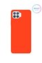Orange Velvet Inside Silicone Case for Oppo Reno 4 Lite