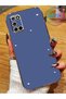 Luxury Silicone Case for Oppo A72 with Petrol Blue Edges Gold Detail