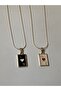 Women's 2-Piece Polar Star Plate Necklace - 2