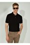 Altınyıldız Classics Polo Neck Black Men's T-Shirt 4A9000000001 - 3