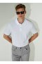 Altınyıldız Classics Polo Neck White Men's T-Shirt 4A9000000001