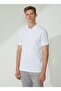 Altınyıldız Classics Polo Neck White Men's T-Shirt 4A9000000001 - 2