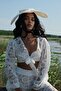 Callista Beachwear White Pants Top Bottom Beach Dress Set - 7