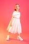 Girl's Regular Fit Elastic Waist Tulle Tutu Skirt - 2