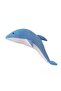 Blue 60 cm Dolphin Toy Fish Sleeping Companion Cute Dolphin Plush Toy - 2