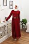 Burgundy Hijab Dress