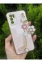 Oppo A16 Floral Stone Pearl Handheld Laser Cut Case - 3