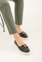 Women's Genuine Leather Comfort Shoes 766 088-10 Byn Ayk Y22 - 5