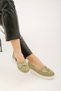 Women's Genuine Leather Comfort Shoes 766 088-10 Byn Ayk Y22 - 5