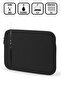 Black 17-17.3 Inch Compatible Waterproof Fabric and Zipper Detailed Unisex Case Notebook Laptop Bag