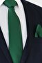 Hand Made 7.5 cm Green Color Tie Handkerchief