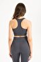 Women's Seamless Knitted Ribbed U-Neck Sports Bustier 9011 - 5