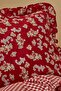 Carlo 100% Cotton Single Duvet Cover Set Red - 4