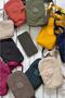 Krinkıl / Klinkır Imported Waterproof Fabric Shoulder Strap Mobile Phone Carrying Bag Black 226 - 5