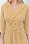 Women's Belt Detailed Midi Dress Dks016 - 6