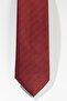 Men's Burgundy-Navy Patterned Tie - 2