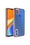 Xiaomi Redmi 10A Case Camera Protected Logo Showing Zore Omega Transparent Cover