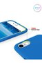 حافظة سيليكون مخملية باللون الأزرق المتوافق مع هاتف iPhone 7 - 3