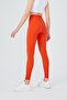 Push Up Rising Waist Restorer Leggings Orange - 5