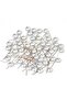 Mini Stringed Berry Ornament Silver 20 Pieces - 5