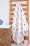 Muslin Cover 85x90cm Astronaut Pattern Organic Gift Breastfeeding Bottom Opening Newborn Stroller Cover - 2