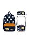 -Umit Bag Cute Teddy Bear School Bag Lunch Bag And Pencil Bag Set