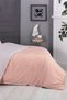Tommy Salmon Double 100% Cotton Satin 233 TC Duvet Cover Set - 4